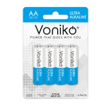 Pin AA Voniko Usa Alkaline - vỉ 4 viên